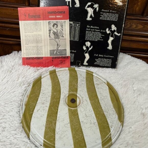 Vintage HYPNO-TWIST Hemco Equipment Mfg. Co. Spin Twist Exercise Disc - Picture 2 of 16